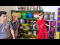 Episode 95 || Barbi Doll Purchasing in || பாத்திர கடை || Barbi Mini Cooking✓