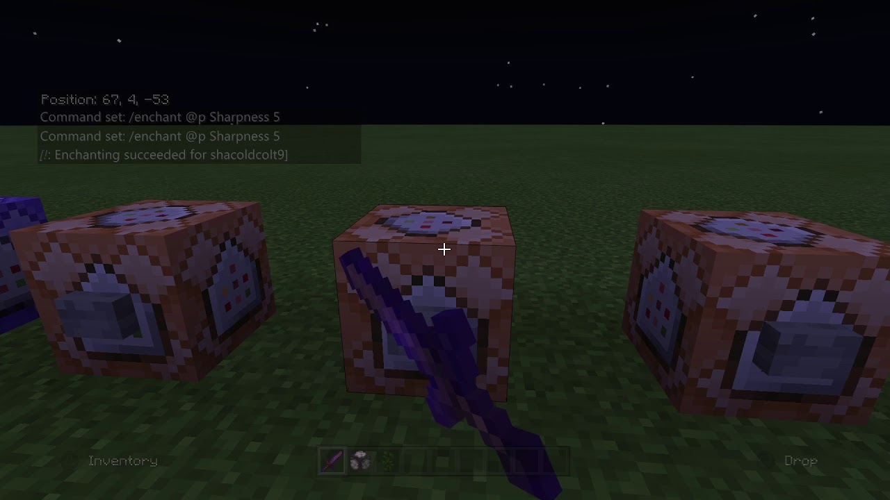 command for minecraft pocket edition