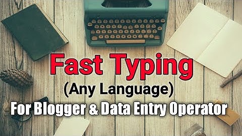Fast Typing for Data Entry and Article writing (Any language)| Voice Typing !