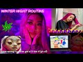 CHILL WINTER NIGHT ROUTINE (vlogstyle) || ft. duvolle