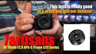 7artisans AF 18mm F2.0 APS-C Frame LITE Series