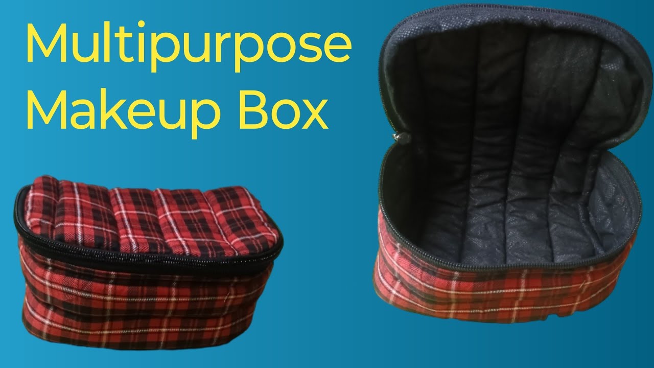  ​DIY Makeup Box from Old Shirt | पुरानी शर्ट से बनाएँ शानदार मेकअप बॉक्स | Cloth Reuse Idea 