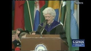 Barbara Bush Wellesley College Commencement - FULL VIDEO (C-SPAN)