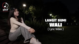 LANGIT BUMI - WALI I COVER DNF MUSIC (LYRIC VIDEO) #viral #fyp #viralvideo #music #cover 