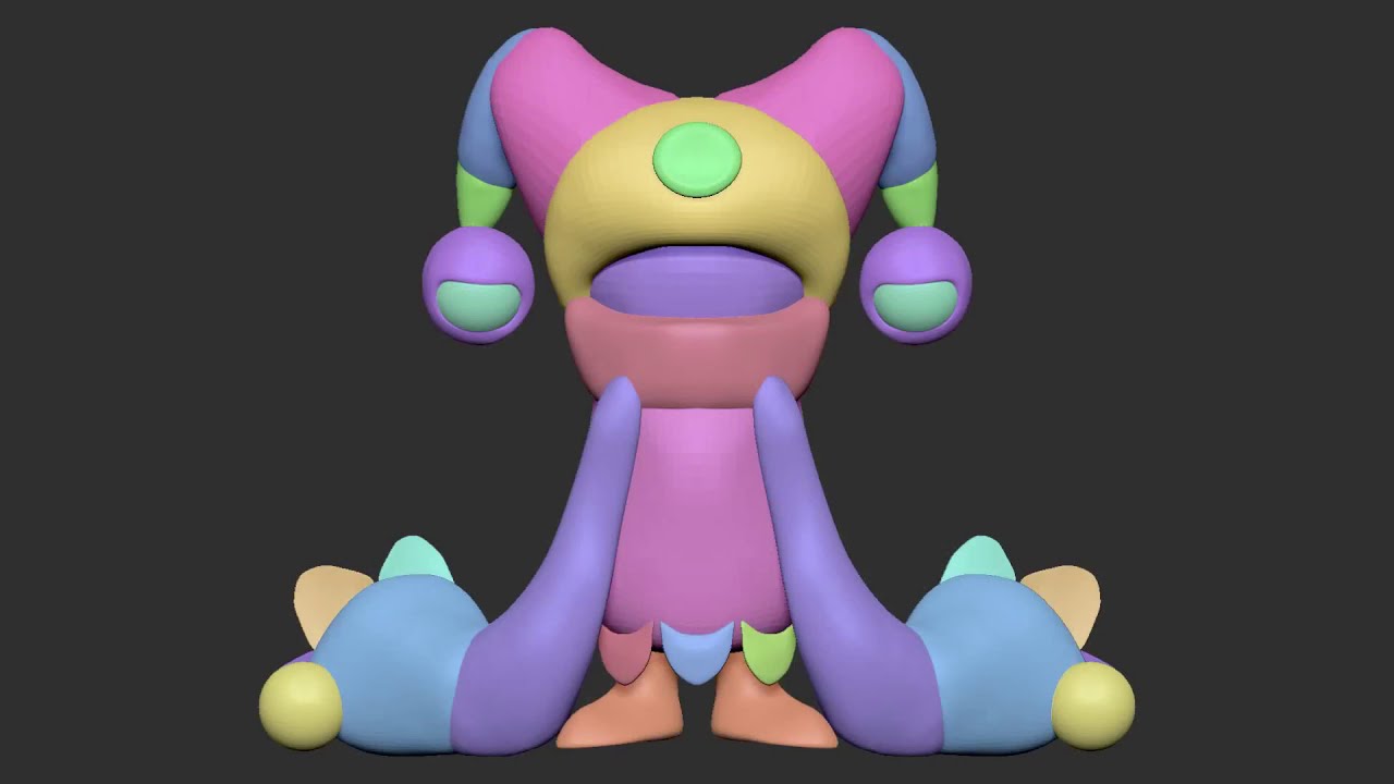 3D Block Out Character - YouTube