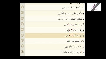 SURATUL AD DHUHA 93 BY SHEIKH ABDUL-RAHMAN AS SUDAIS..سورة الضحى 93 للشيخ عبدالرحمن السديس