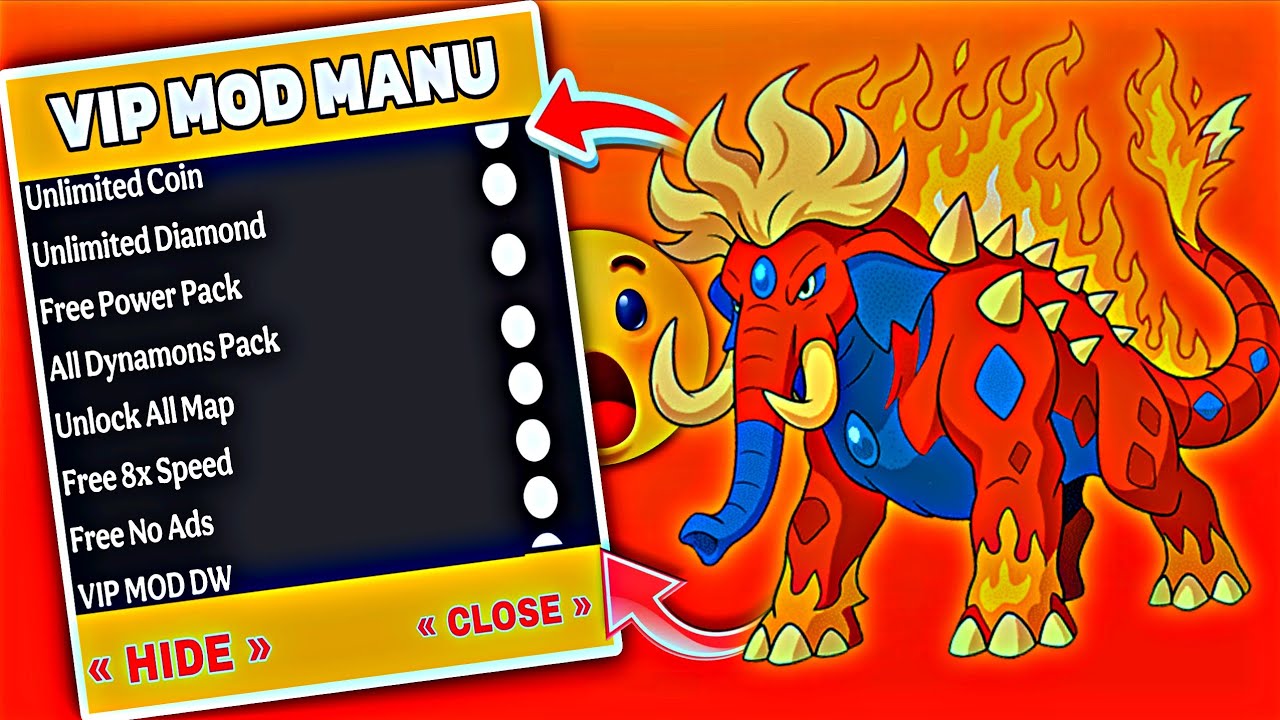 Dynamons World Super Ultra Mod Apk 1.12.03 || Hydraphant Scarnyx Dynamons Free || New Update ☠️🚀💥 