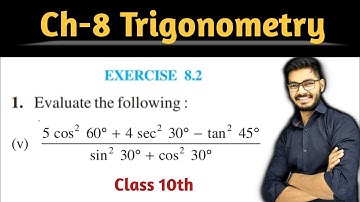 Class - 10 Ex - 8.2 Q1 part 5 Maths (Trigonometry) NCERT CBSE | By Rajeev Kumar