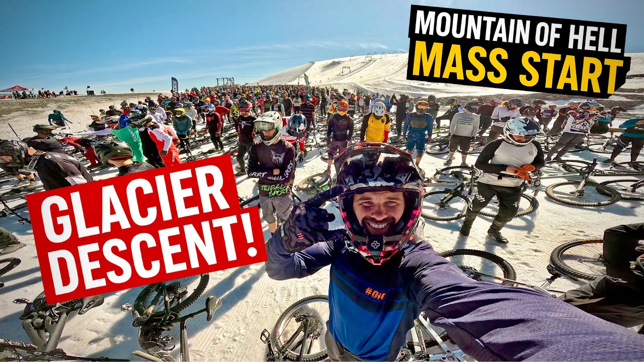 Mountain of Hell 2025 – Glacier Mass Start Enduro Race with 1300 Riders, Qualifying and Race POV