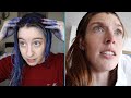 BEST FRIEND MADE HER CRY & COLORED HAIR MASK FAIL (daily vlog)