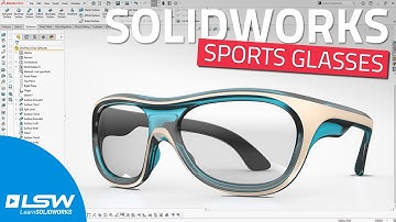 How to model Sports Glasses in SOLIDWORKS? 🕶 [60-minute Surface Modeling Masterclass by Jan]