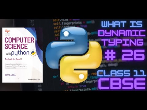 What is Dynamic typing |Class 11 Computer Science cbse||Tamil||Python ...