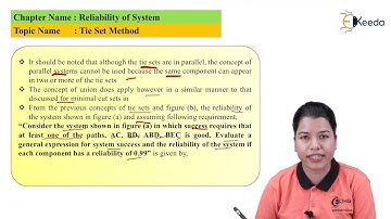 Tie Set Method  - Reliability of Systems - Power System Planning and Reliability