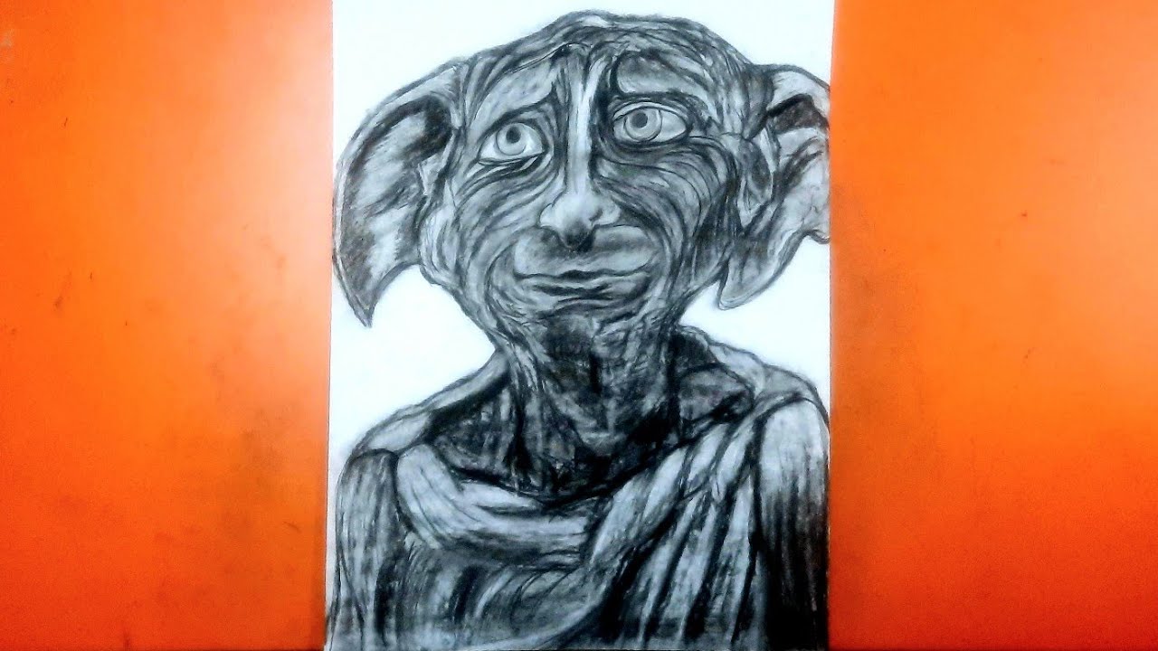 Learn how to draw टॉबी tobby with charcoal pencil #trending #charcoaldrawing #drawingideas #tobby 