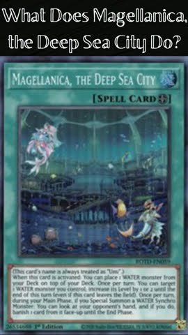 Yu-Gi-Oh! Karte: Magellanica, Die Deep Sea City - ROTD-EN059 - Super Rare - 1. Auflage