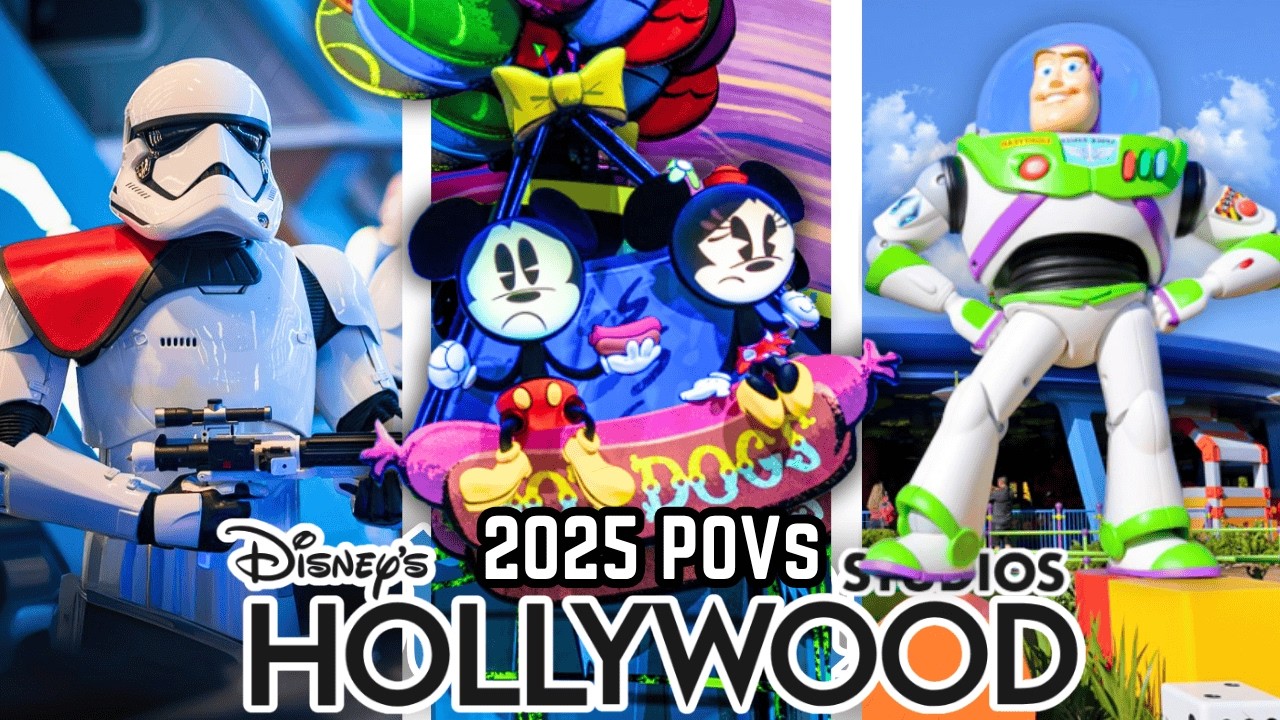 Disney's Hollywood Studios Rides - 2025 POVs | 4K 60FPS