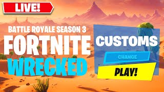 FORTNITE LIVE EVENT! CUSTOMS SCRIMS FASHION SHOW HIDE AND SEEK! CUSTOM MATCHMAKING EU