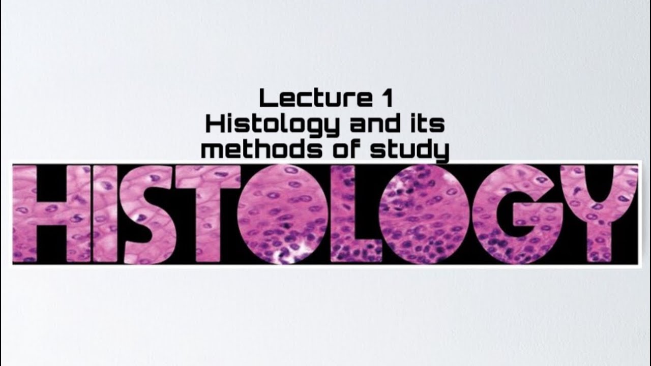 Histology and its methods of study 