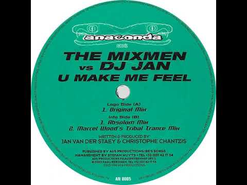 The Mixmen vs DJ Jan - U Make Me Feel (Original Mix) 1999 - YouTube