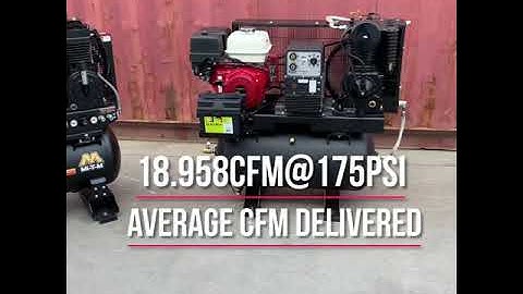 Product comparison video between IG compressor generator welder, vanair air narc 150,mitm welderator