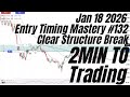 2Min to Trading – Gold Scalping Discipline – Different Focus on True Momentum 20260118