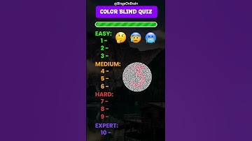 Can You Pass This Viral Eye Test? (Colorblind Edition!)