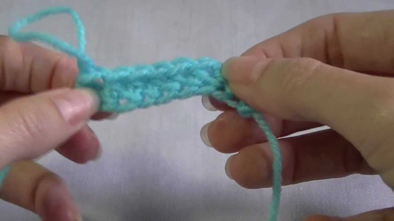 Half Double Crochet Foundation Row Tutorial - YouTube