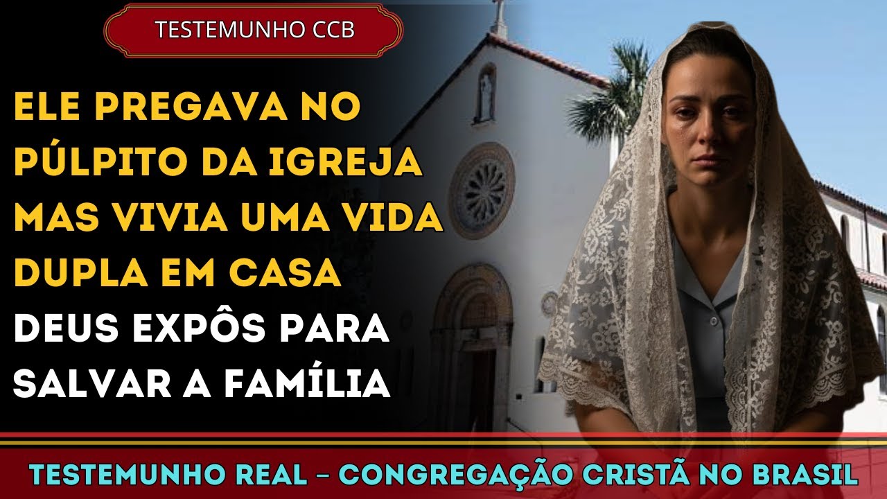 TESTEMUNHOS CCB – ELE PREGAVA NO PÚLPITO, MAS VIVIA EM PECADO DENTRO DE CASA