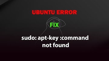 UBUNTU FIX: sudo: apt-key :command not found