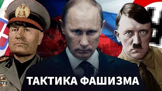 Тактика фашизма на примере Путина, Муссолини и Гитлера