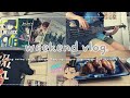 Weekend vlog  playing anime songs manga shopping organizing manga collection and food