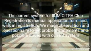 IIUM CITRA Club Registration System