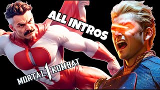 MK1 - All Homelander Intros - Can You Spot All The Boys References?  ( Mortal Kombat 1 )