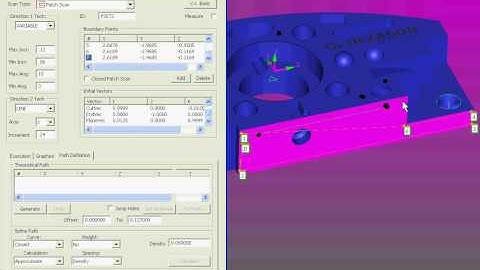 How to setup a Patch Scan in PC-DMIS