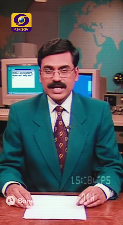 🇮🇳 “1995 India Introduces ChatGPT on National TV 😳💻” #ChatGPT #AI #India #Retro #shorts
