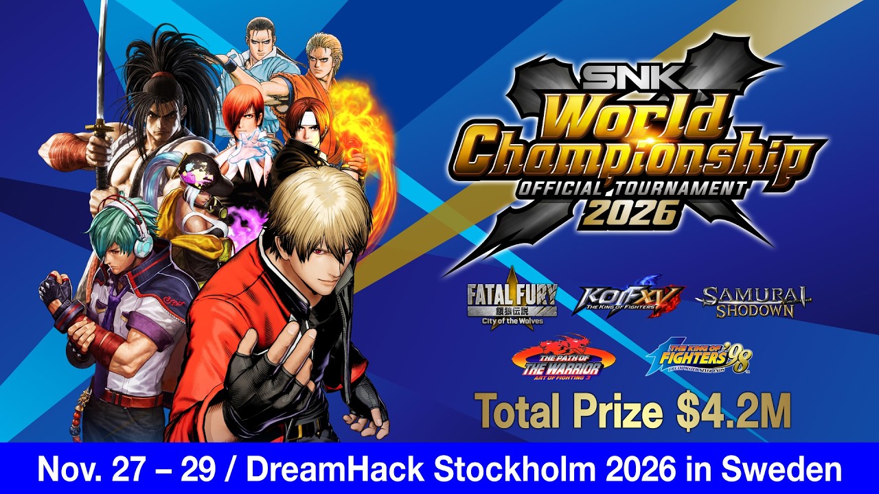 【SWC 2026】SNK World Championship 2026 is heading to Stockholm, Sweden from November 27–29!