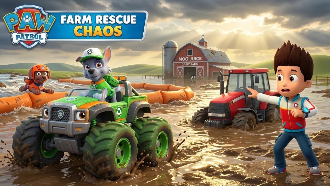 PAW Patrol: Rescue Wheels – The Farm Fiasco Flood