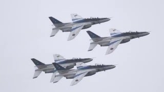 新田原ｴｱﾌｪｽﾀ2015 雨の降る中のﾌﾞﾙｰｲﾝﾊﾟﾙｽ 151206