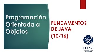 Programación Orientada a Objetos 02.4 Expresiones lógicas y sentencia if else if