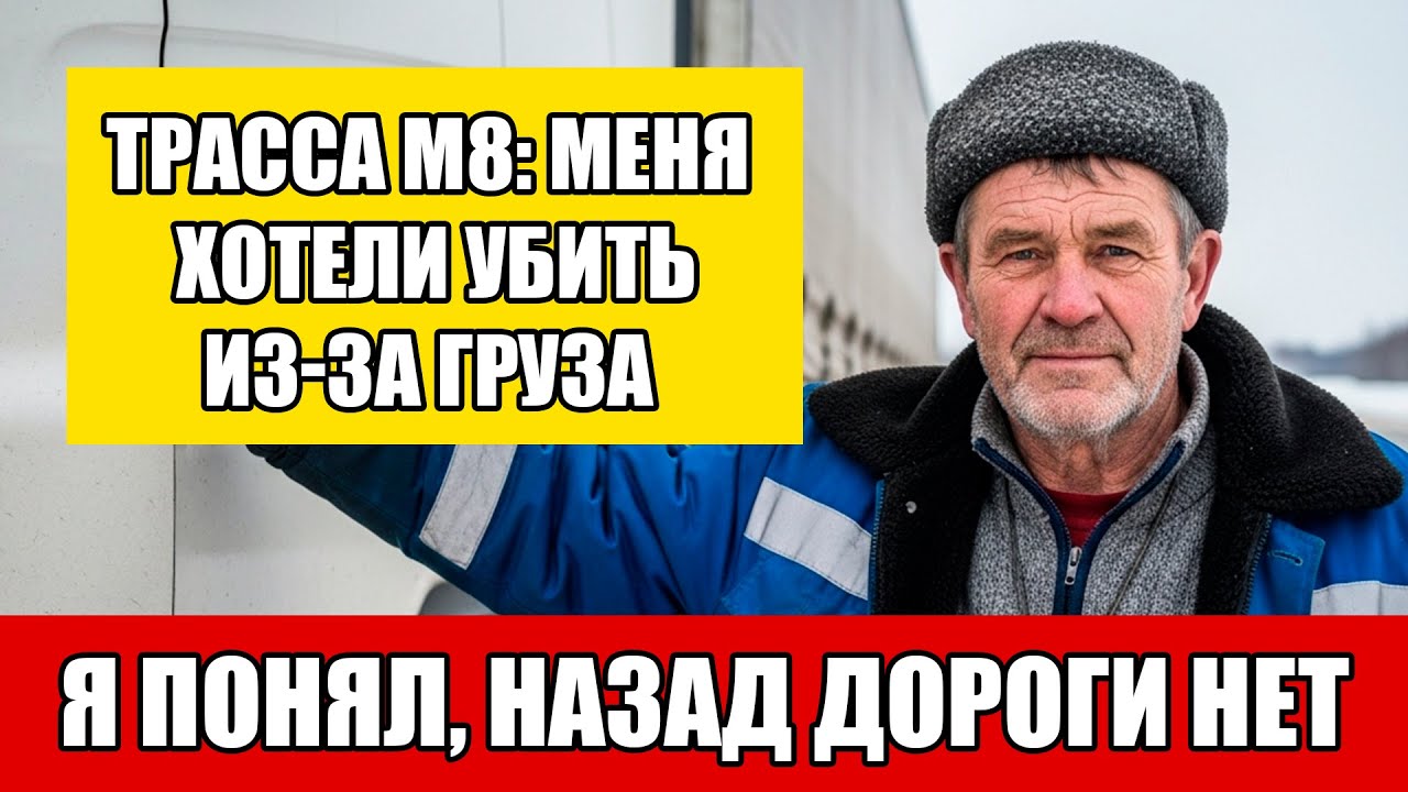 Жесть на трассе М8: Из-за груза на меня открыли охоту. Но я вёз то, что спасало жизни.