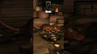 Oblivion vs Mods | Rat Comparison😨 #shorts #meme #memes #oblivion #gaming #games #gameplay #mods