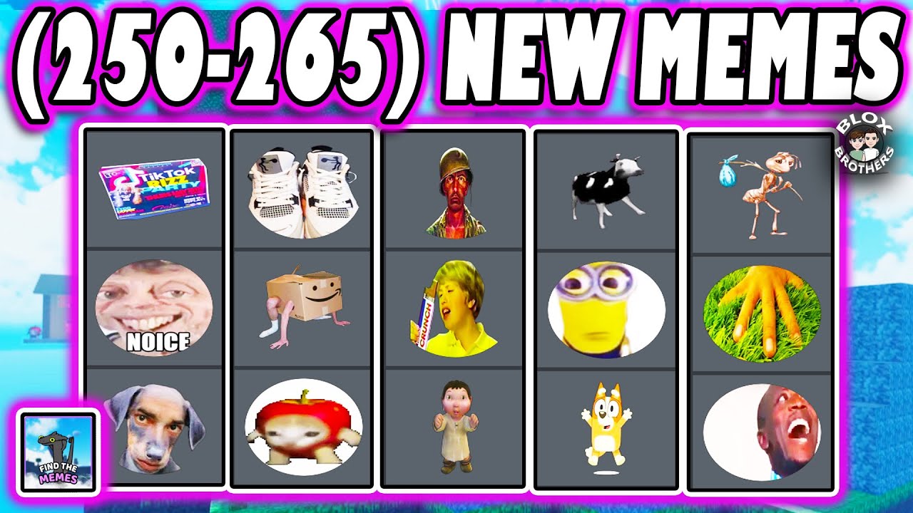 mememememeです。 250 TO 265 / NEWEST MEMES / FIND THE MEMES - YouTube