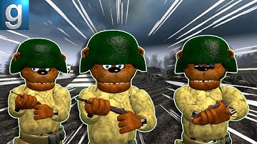 GMOD FNAF | The fnaf war part 1 "crashed"