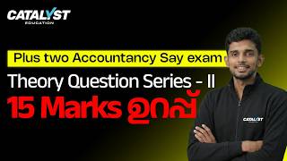 Plus Two Accountancy SAY Exam 2026 | Series II Most Expected Theory Exam Questions