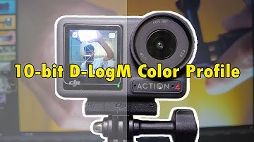 DJI Action 4s 10-Bit D-Log M Color Profile Sample Footage | (Ungraded vs Graded)