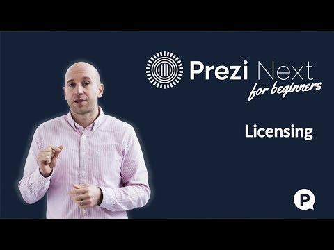 Prezi Next for beginners - Licensing