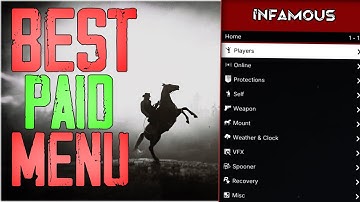 Red Dead Online BEST PAID MENU (Infamous Mod Menu)