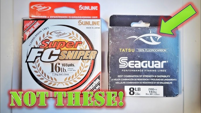 Best 100% Fluorocarbon Line (Sunline, Yo-Zuri, P-Line, and Seaguar) Tests  and Price Analysis 