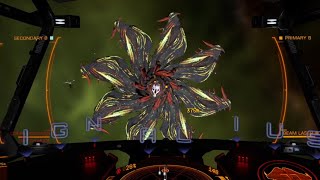 Thargoid Medusa Solo Kill - Elite Dangerous - No Premium & Flakless