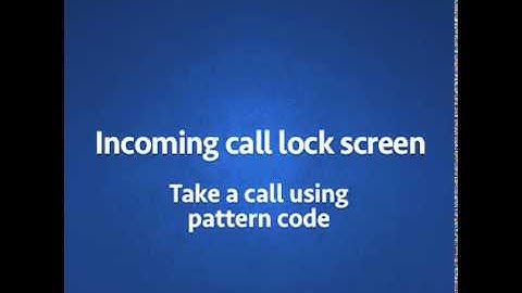 #New_Lock incoming calls